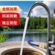 German High-Quality Copper Outdoor Faucet Dual-Use Washbasin for Courtyard, Outdoor Marble Sun-Proof and Frost-Resistant Single Cold Water Car Wash Faucet