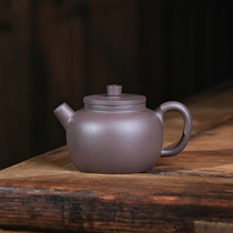 7 19 new products - powerful craftsman teacher Fan Weifen handmade giant wheel 170cc sky green clay Yixing purple clay teapot