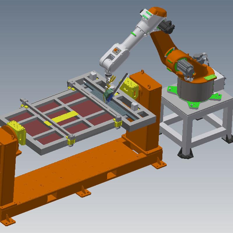 Shenzhen manufacturer lead plate flame welding manipulator laser welding automation industrial intelligent equipment manipulator arm