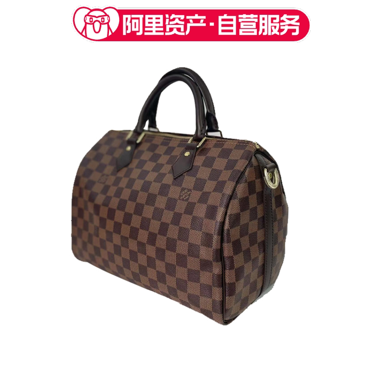 Brand New Lv Louis Vuitton Speedy30 Pillow Bag Handbag Brown Checkerboard Canvas Bag Brand New Lv Louis Vuitton Speedy30 Pillow Bag Handbag Brown Checkerboard Canvas Bag