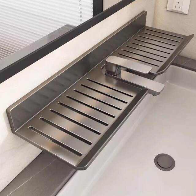 Mirror-Front Bathroom Storage Rack, Toilet Washbasin, Wall-Mounted, No-Drill Bathroom Shelf