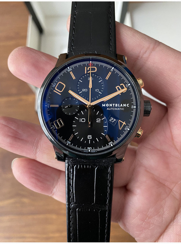 [9.8 New] Montblanc Men's Watch Time Traveler Series Automatic Mechanical Watch Men's Genuine U0105805