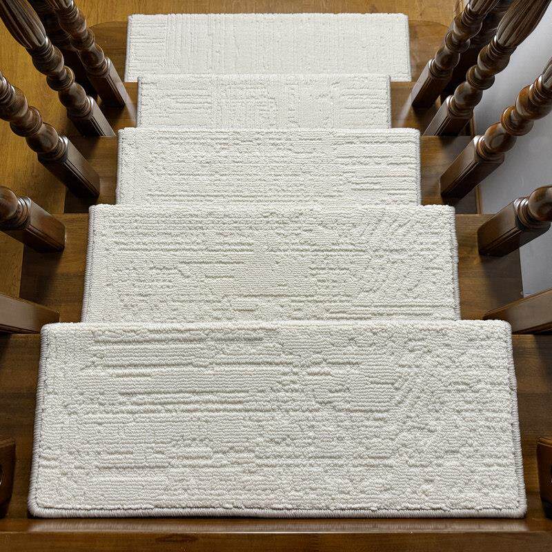 Solid wood step mat glue-free self-adhesive non-slip indoor step special carpet floor mat wipeable