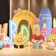 Unique Dopamine-Themed Vegetable and Fruit Graffiti Baby First Birthday Party Decorations Full Moon Hundred-Day Arrangement Kt Board