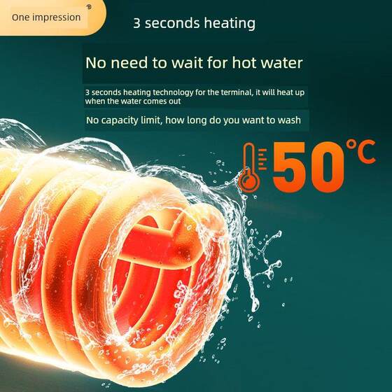 Electric Hot Water Faucet Heater, Instant Heating, Dual-Use for Hot and Cold Water, Suitable for Kitchen and Bathroom, Fast Heating, No Installation Required