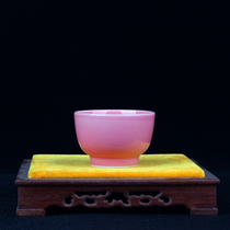 Jingdezhen 1972 Jianguo Porcelain Factory old porcelain color glaze cup gift collection excellent ceramic tea cup B52