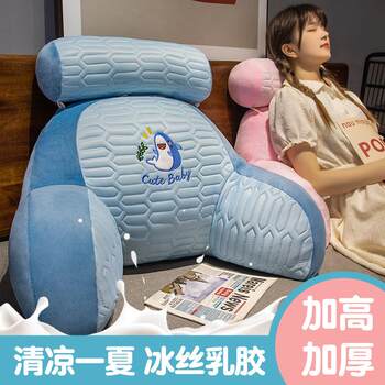 Summer office cushion pillow bed waist support pregnant women back waist pillow artifact ice bean bean tatami bay window bed