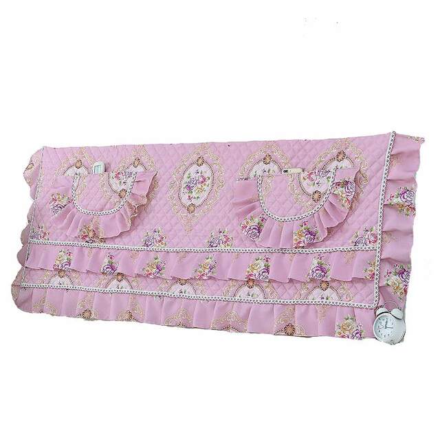 All-Inclusive Bed Headboard Cover, Simple Modern European-Style Solid Wood Leather Fabric Backrest Cover, Protective Cover, Universal Bed Headboard Cover