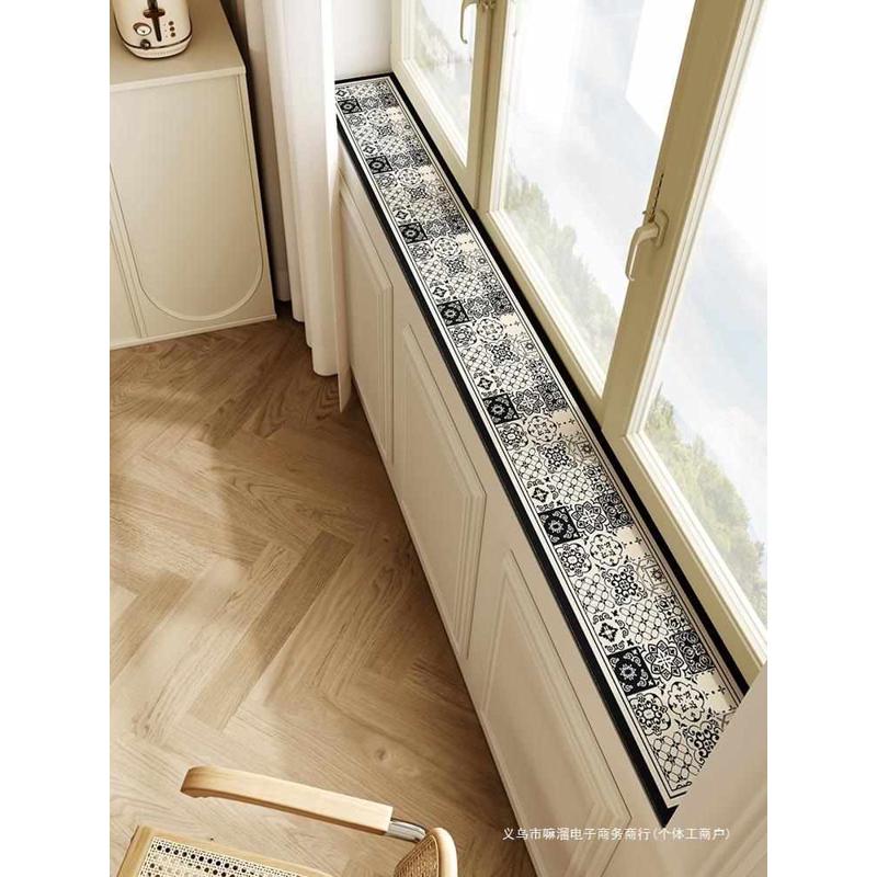 Window sill mat, bay window mat, narrow window edge pad, diatom mud absorbent protective mat, non-slip and dust-proof balcony decoration