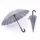 Umbrella transparent umbrella children's rain-proof umbrella reinforced reinforced long handle thickened men's primary school student automatic straight handle wine