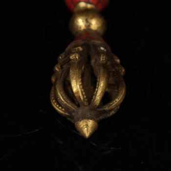 Manufacturers wholesale miscellaneous antiques and crafts, vintage distressed pure copper vajra instruments, ornaments and decorations