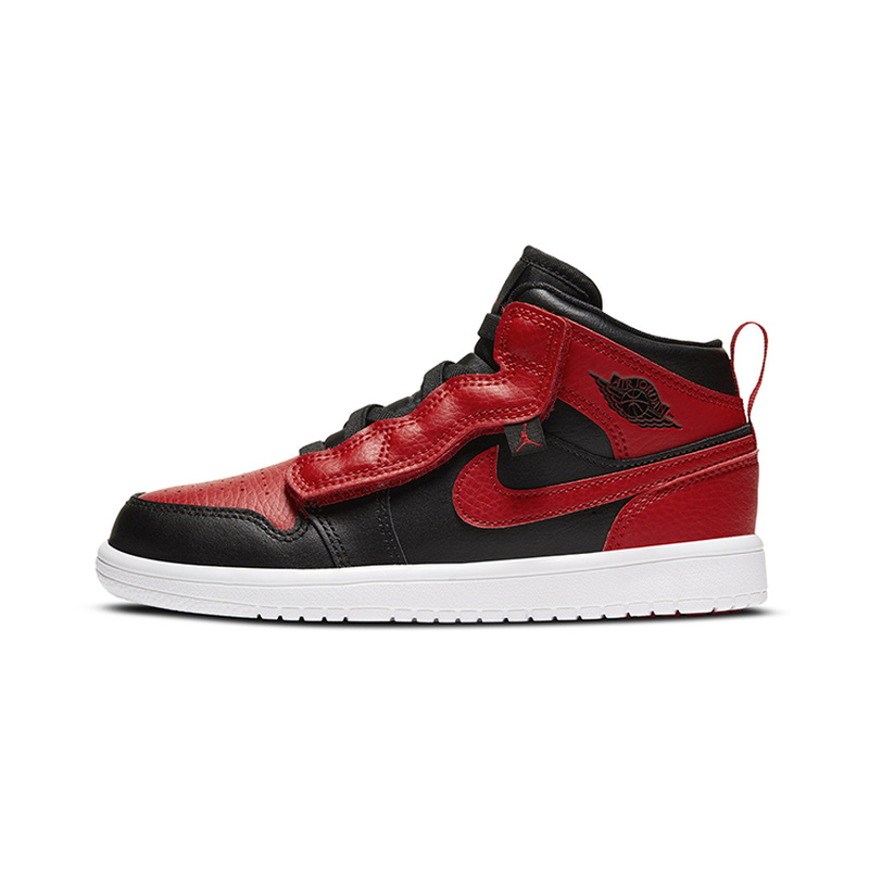 Jordan Air Jordan 1 mid alt 舒适百搭  中帮 复古篮球鞋 黑红