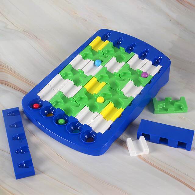 Children's Logic Maze Puzzle, Finding a Route Game Toy, Educational Early Education DIY Puzzle for Toddlers, Parent-Child Puzzle