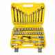44-piece mirror wrench sleeve set with vehicle tools Auto repair manual metric ratchet wrench blue belt sleeve set