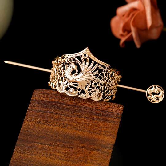 Boys' Hanfu hair accessories, hairpins, boys' ancient high ponytails, children's ancient style buns, Chinese style martial arts hairpins