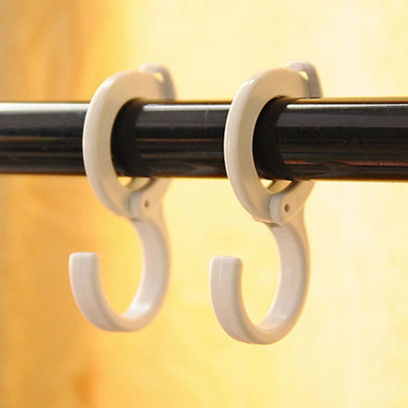 Japanese-Style S-Shaped Hook Multifunctional Clip Lock Hook Ring Hook Bathroom Towel Wardrobe Bag Hanging Hook