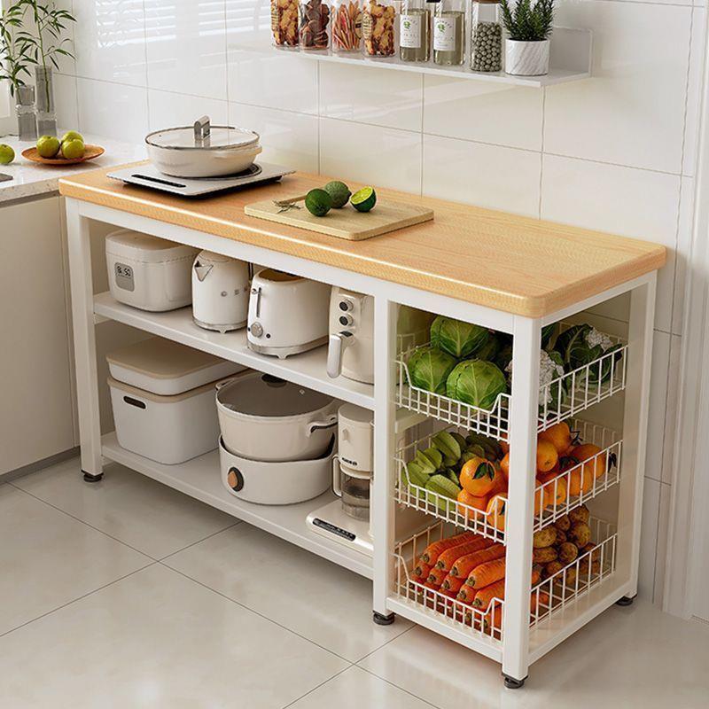 Kitchen Storage Rack, Multi-Functional Vegetable Basket, Cutting Table, Microwave Oven, Pot Rack, Side Cabinet, Multi-Layer Table Kitchen Storage Rack, Multi-Functional Vegetable Basket, Cutting Table, Microwave Oven, Pot Rack, Side Cabinet, Multi-Layer Table