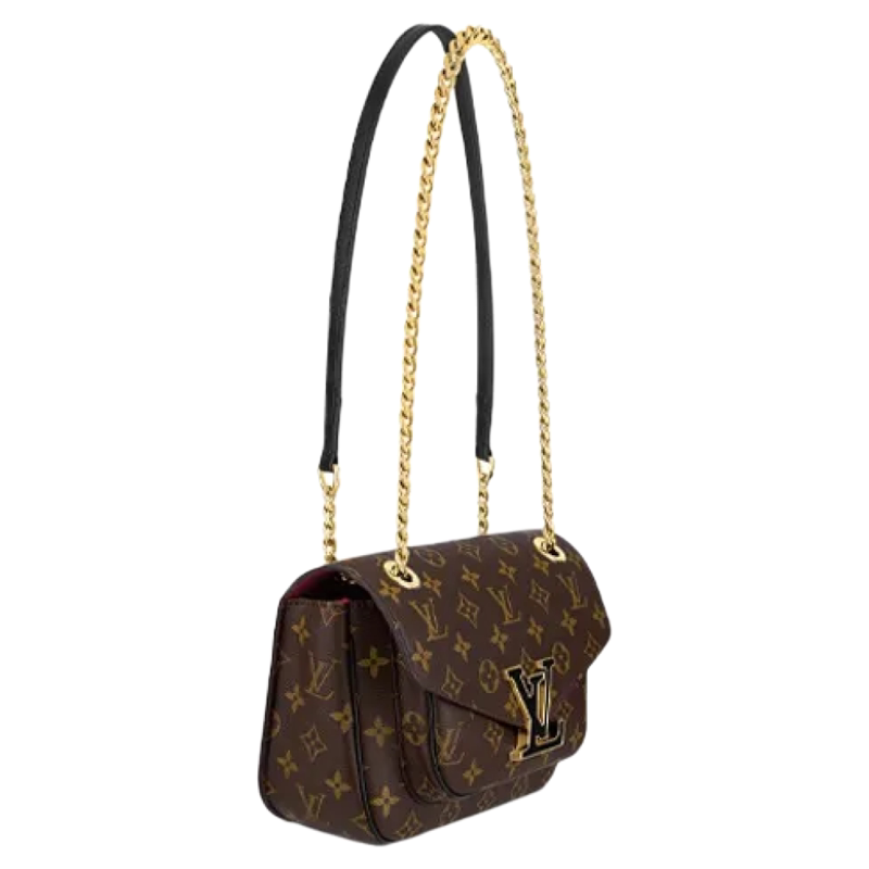 9.9 New Louis Vuitton/Louis Vuitton Classic Monogram Passy Messenger Chip Model Crossbody Shoulder Bag