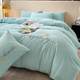 Thickened anti-static double-sided milk velvet four-piece quilt cover coral velvet sheet quilt cover flannel winter bedding
