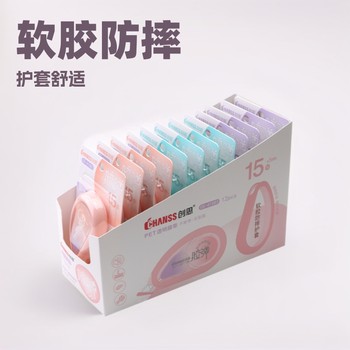 Chuangsi soft rubber all-inclusive drop-resistant gradient correction belt high color value correction belt cute portable natural silicone