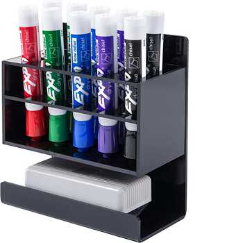 Manufacturer direct supply of acrylic wall-mounted dry eraser board eraser whiteboard pens to organize marker storage rack for conference classrooms