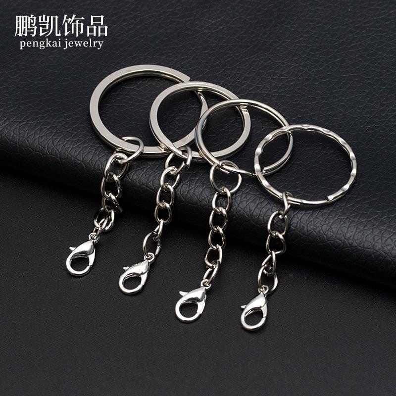 100 Keychain Small Metal Key Rings Key Chains with 302 Lobster Clasp Hardware Accessories Chain 100 Keychain Small Metal Key Rings Key Chains with 302 Lobster Clasp Hardware Accessories Chain