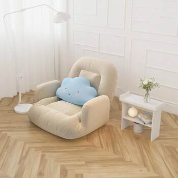 Lazy Sofa for Bedroom, Reclining and Sleeping Chair, Balcony Single Sofa, Tatami Nest Chair, Living Room Leisure Chair
