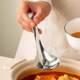 Food-Grade 316 Stainless Steel Spoon, Household Thickened Large Soup Spoon, Deepened Short-Handle Small Spoon for Serving Soup and Porridge