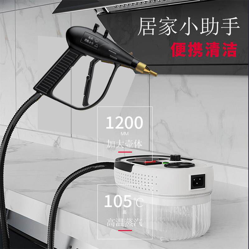 High-Temperature and High-Pressure Steam Cleaner for Home Use, Powerful Oil Stain Remover for Air Conditioners and Kitchen Range Hoods, Disinfection Tool