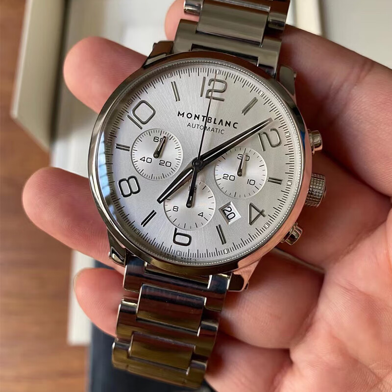 Montblanc Men's Watch Time Traveler Series Automatic Mechanical Watch Men's Genuine 9.8 New 9669