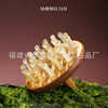 Horn comb manufacturer direct sales ring noble horn massage scalp comb household female sandalwood natural head meridian disc