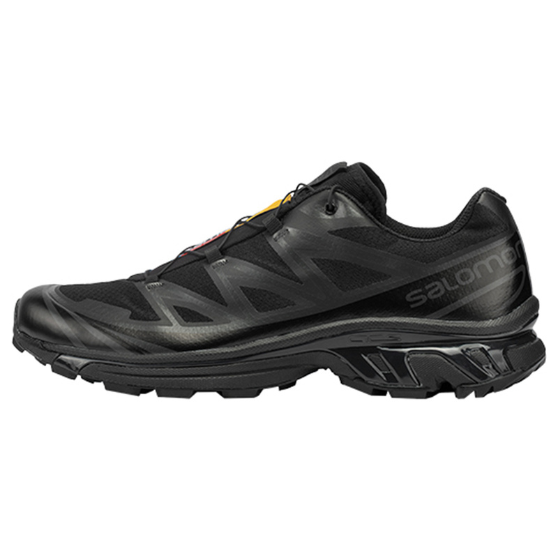 SALOMON萨洛蒙 XT-6 户外运动 网布织物皮革 低帮跑步鞋 男女同款