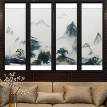 Embroidery Handmade Suzhou Embroidery Modern Landscape Four-screen Embroidery Silk Purely Handmade Decoration Crafts Study Room
