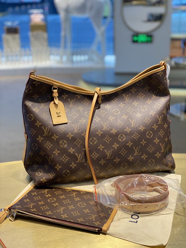 99% New and Unused Lv/Louis Vuitton Carryall Monogram Medium Shoulder Bag 39*15*30cm