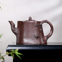 Powerful Gu Shundi teapot Yixing original mine bottom trough green pine pile tea set capacity 300cc