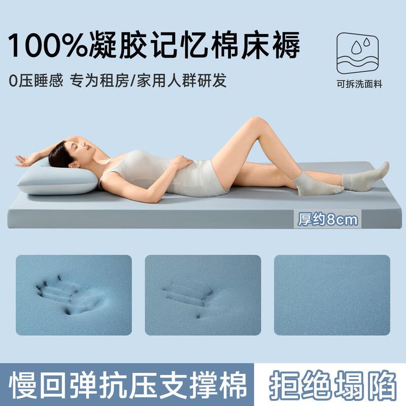 Student Memory Foam Mattress Dormitory Single Slow Rebound Anti-Collapse 90X190 Soft Mattress Pad for School Use