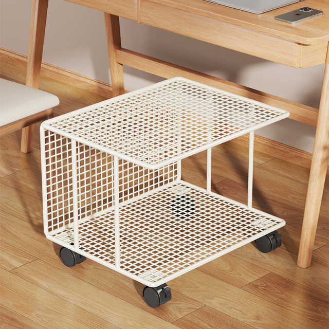 Put printer storage rack bracket bracket office desktop computer storage desk small shelf desk bookshelf