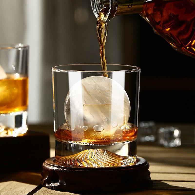 Japanese-Style Crystal Glass Whiskey Cup, High-End Pure Drinking Glass for Home Use, Stylish Brandy Glass Japanese-Style Crystal Glass Whiskey Cup, High-End Pure Drinking Glass for Home Use, Stylish Brandy Glass