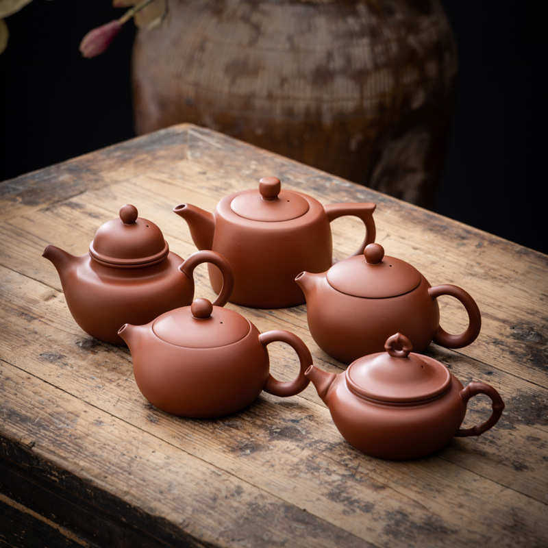Original ore purple sand pot capacity handmade teapot Zhu single bubble tea red purple sand Xishi Kungfu clay teapot size