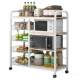 Nordic style kitchen multi-layer oven rack white oak color household vegetable rack upgraded oven rack multi-functional storage