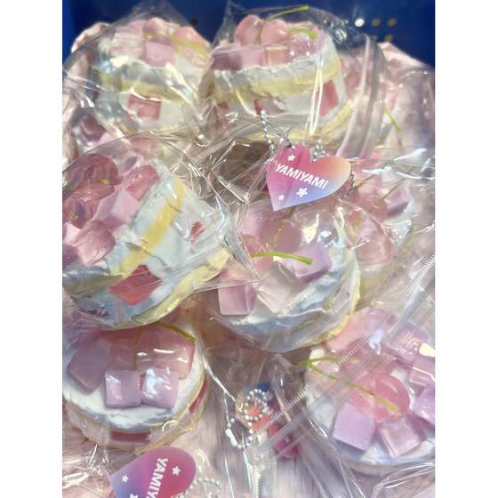 甜品系列千层蛋糕生日礼物礼盒送女生可爱捏捏乐手工