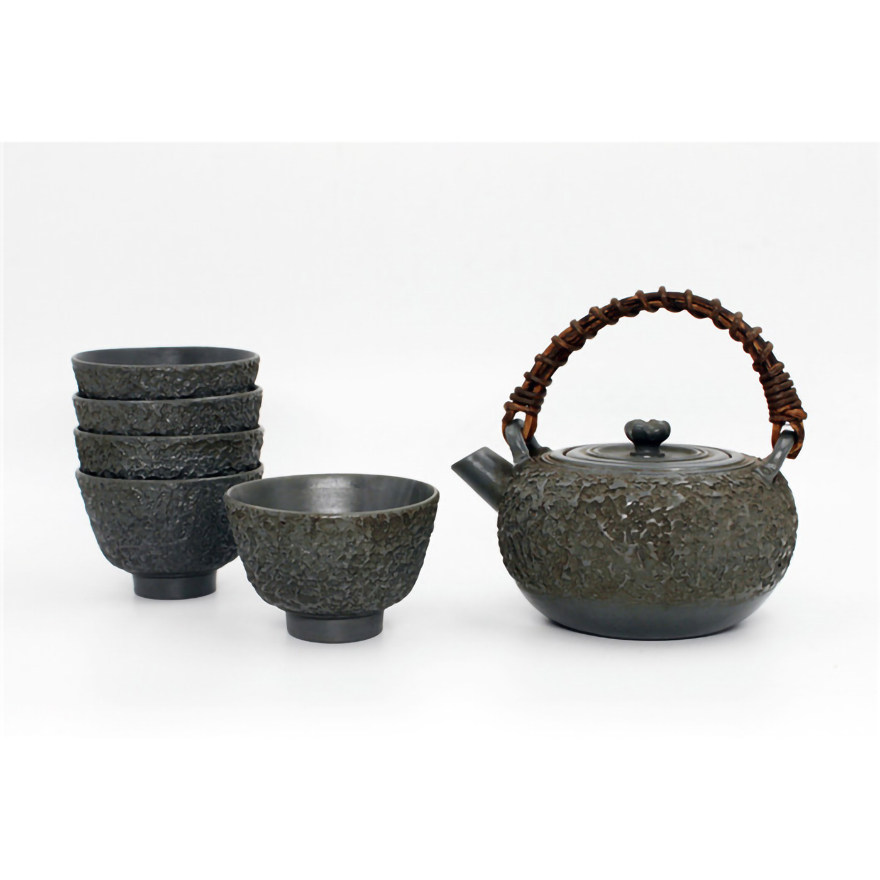 Fun Collection] sparse preparation of former burning maestro Fujito original LeShan for Qingqing Former rock musculature Set of tea set