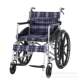 Soft Seat Wheelchair with Commode for Elderly Travel, Foldable Lightweight Leisure Wheelchair for Disabled People