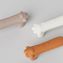 Fingerprint lock door handle protective cover door handle anti-static silicone cover anti-collision door and window pull gloves to prevent cold