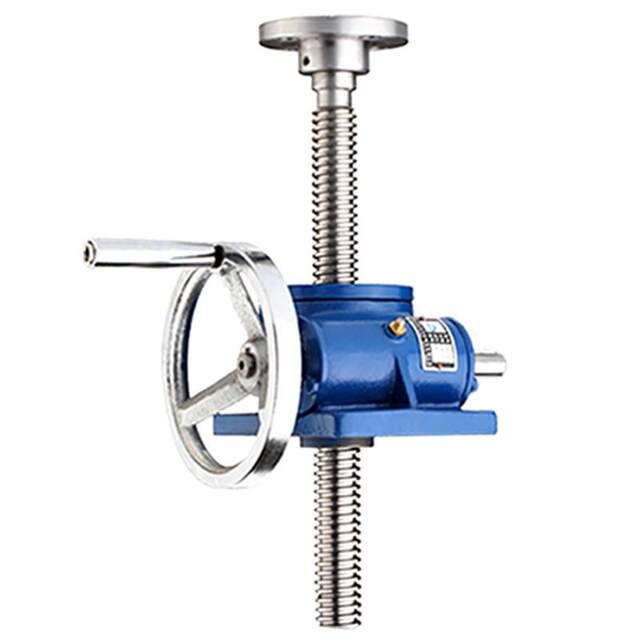 SWL screw lifting hand-cranked manual lifting platform light and small lifting platform electric four linkage screws