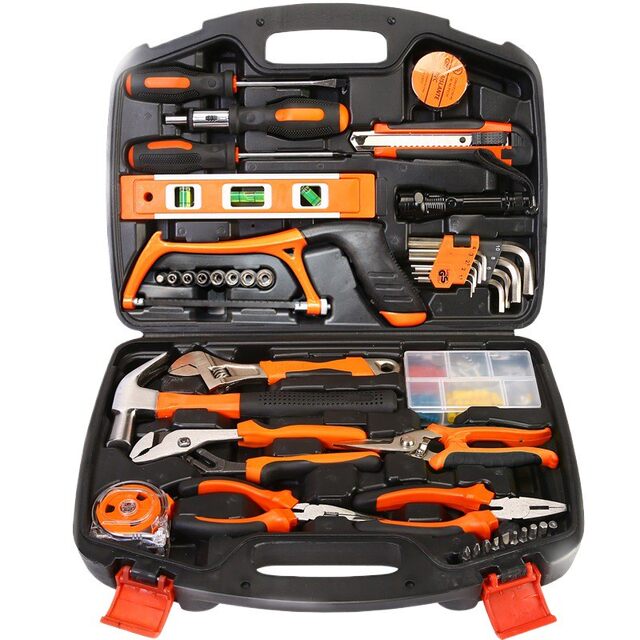 Repair woodworking hardware tool box manual tool electrician combination multi-function set home tool set other