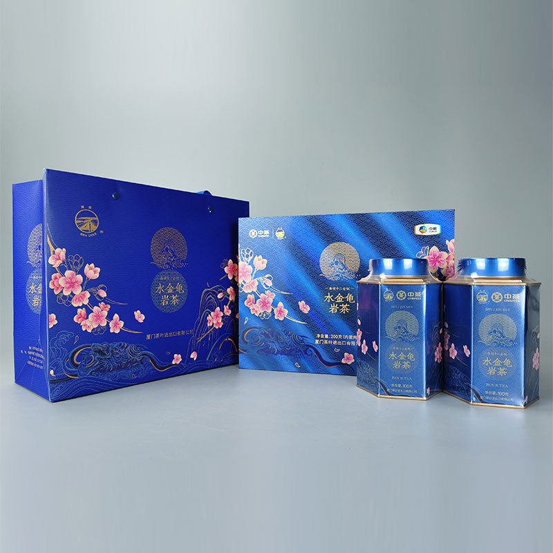 (1 Box) Zhongcha Haiti Twelve Golden Hairpin Water Gold Turtle Premium Tea Gift Box 200G/Box[]375