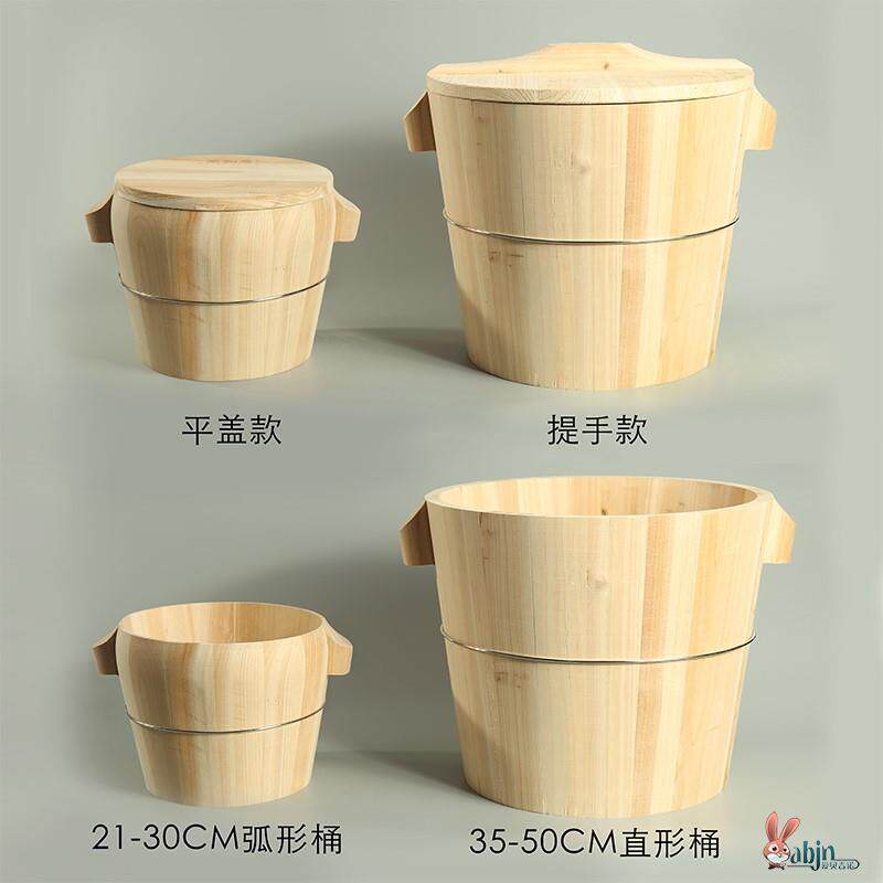 蒸米饭的竹筒竹编底蒸子蒸饭木桶杉木糯米饭桶两圈竹木甑子家用大