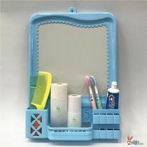 Dressing mirror wall hanging wall rack hanging mirror plastic dressing table hanging mirror wall wall hanging mirror belt