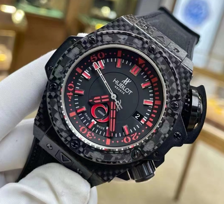 98% New 48mm Hublot King Supreme Series 731.Qx.1140.Nr.Agi12 Men's Watch, Retail Price 18.48W